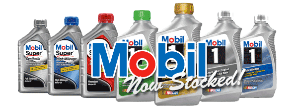 Mobil Engine Oil Now Stocked!