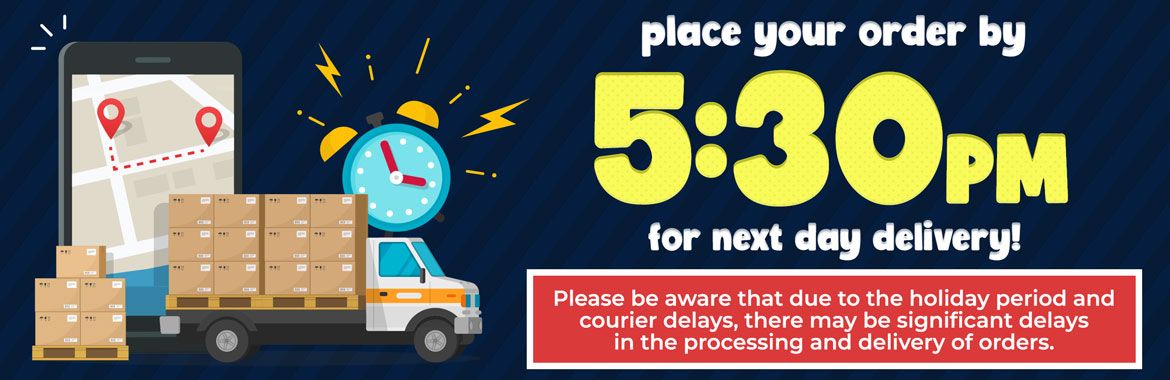 Order by 5:30 PM for Next Day Delivery