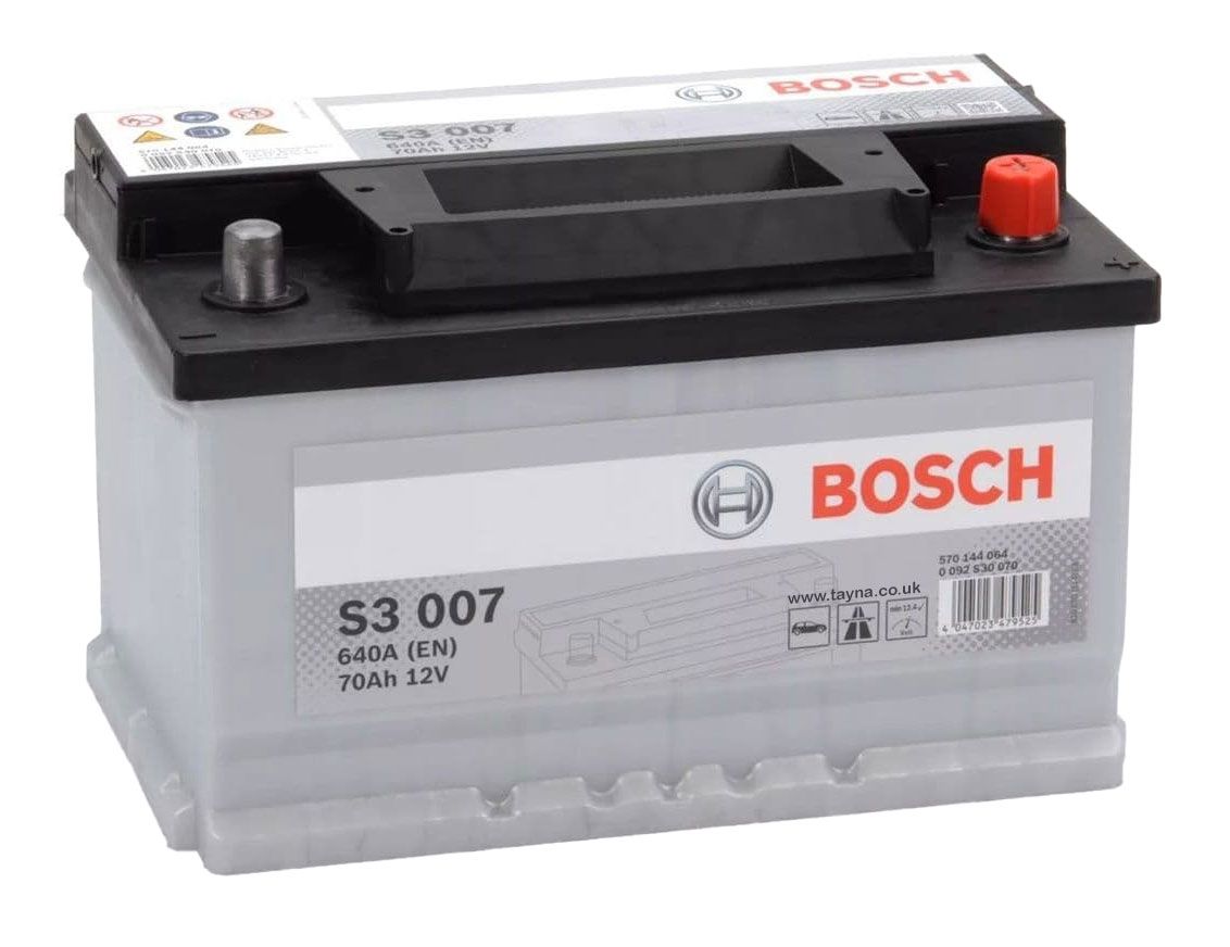 S3 007 Bosch Car Battery 12V 70Ah Type 100 S3007