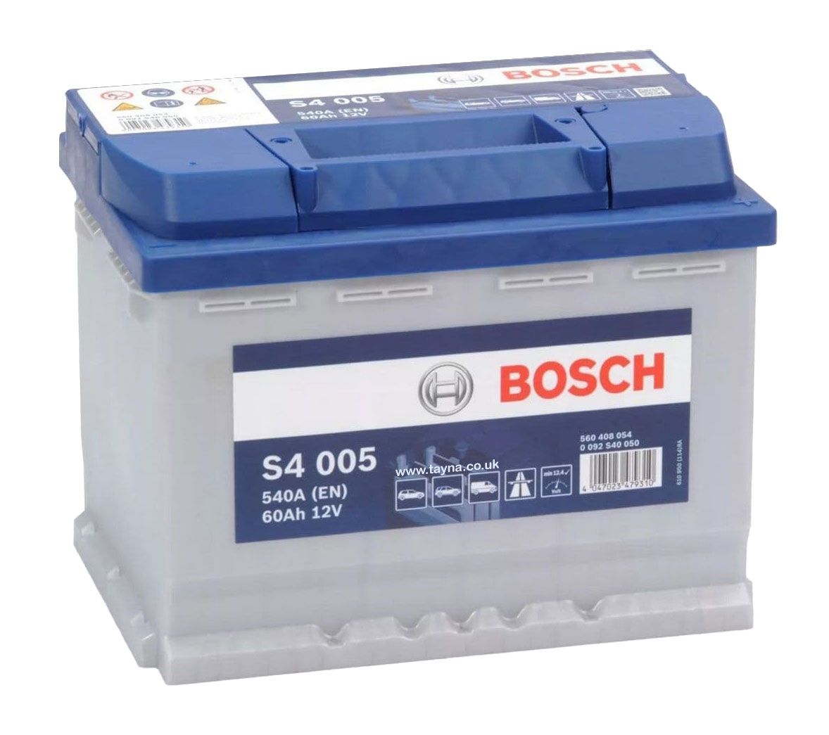 Battery Shop Maroc L2 S4005 60Ah 540A Bosch Made in Germany