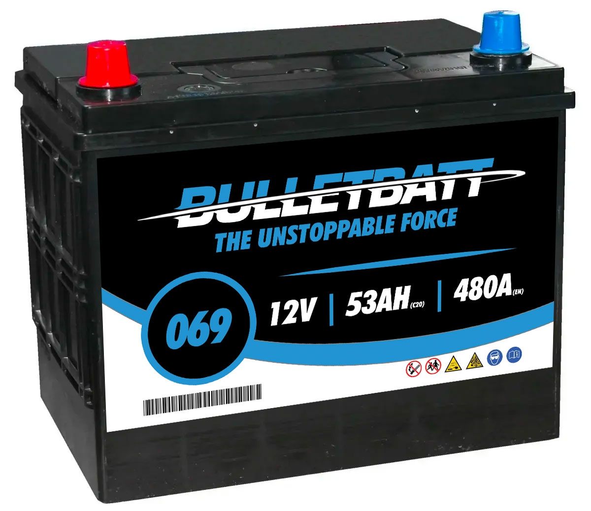 069 BulletBatt Car Battery 12V 