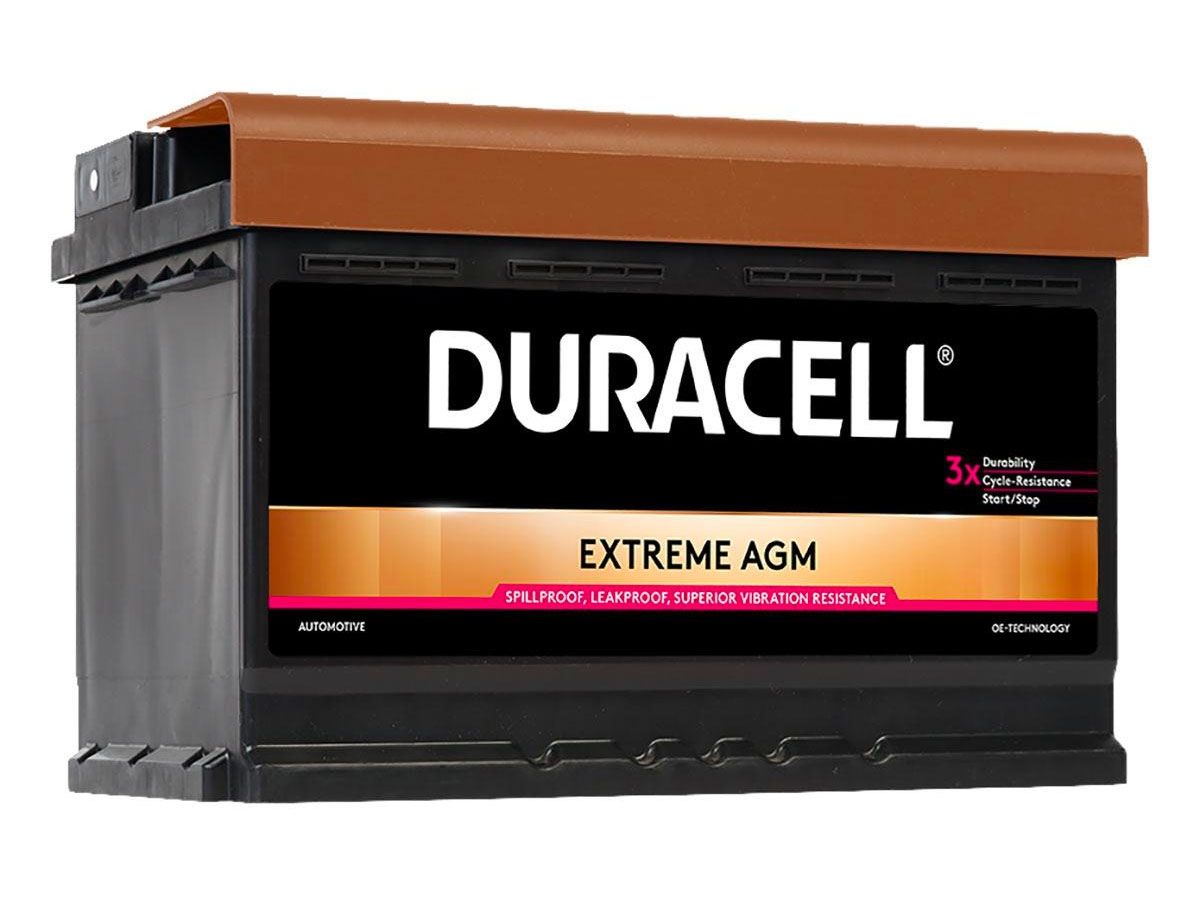 DE70AGM Duracell Extreme AGM Car Battery 12V 70Ah