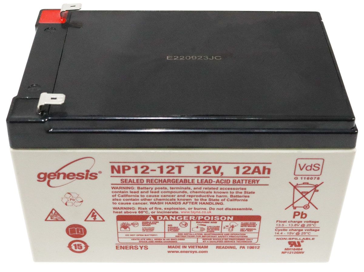 NP12-12 EnerSys Genesis SLA Battery 12v 12Ah