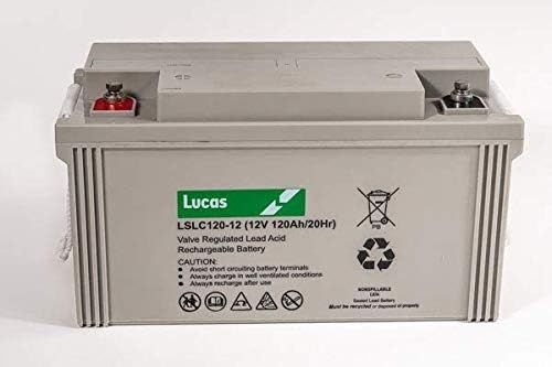 LSLC120-12 Lucas AGM Battery 12V 120Ah - Lucas Batteries