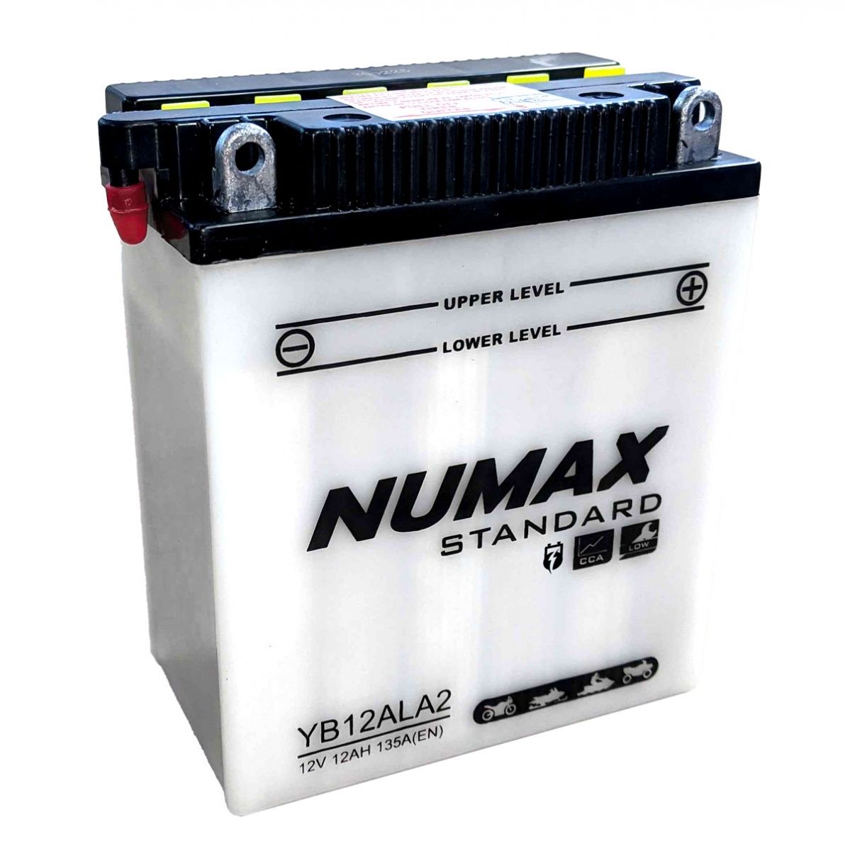 Batterie moto Numax Standard YB12AL-A 12V 12Ah 150A