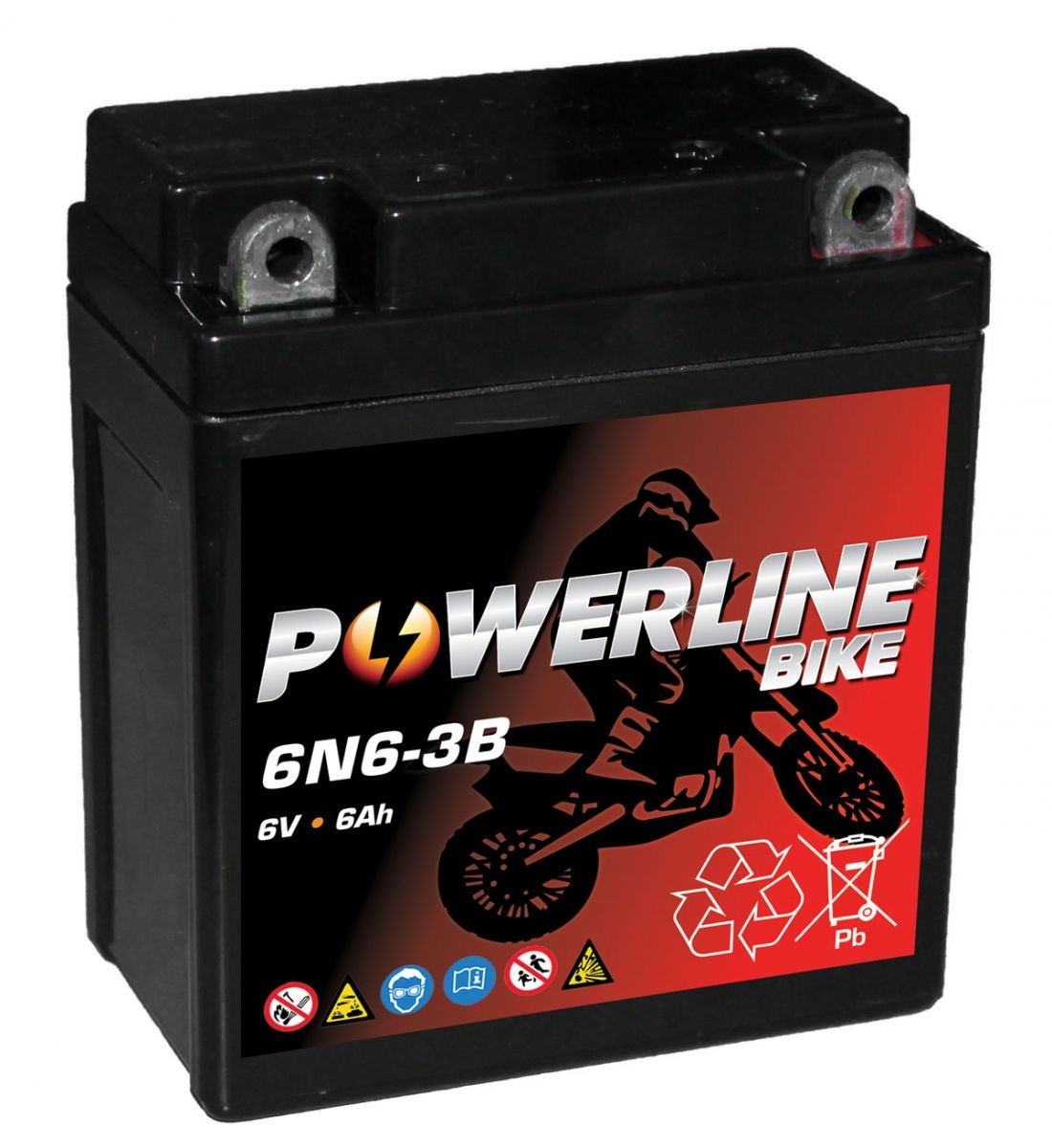 6N6-3B-1 Batterie de sports motorisés (humide) 6V 6Ah Batteries Expert