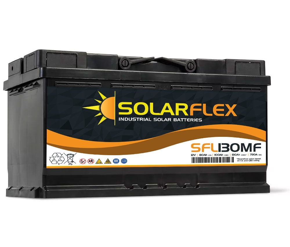 SFL130 Solarflex Industrial Solar Battery 12V 80Ah 100Ah 130Ah