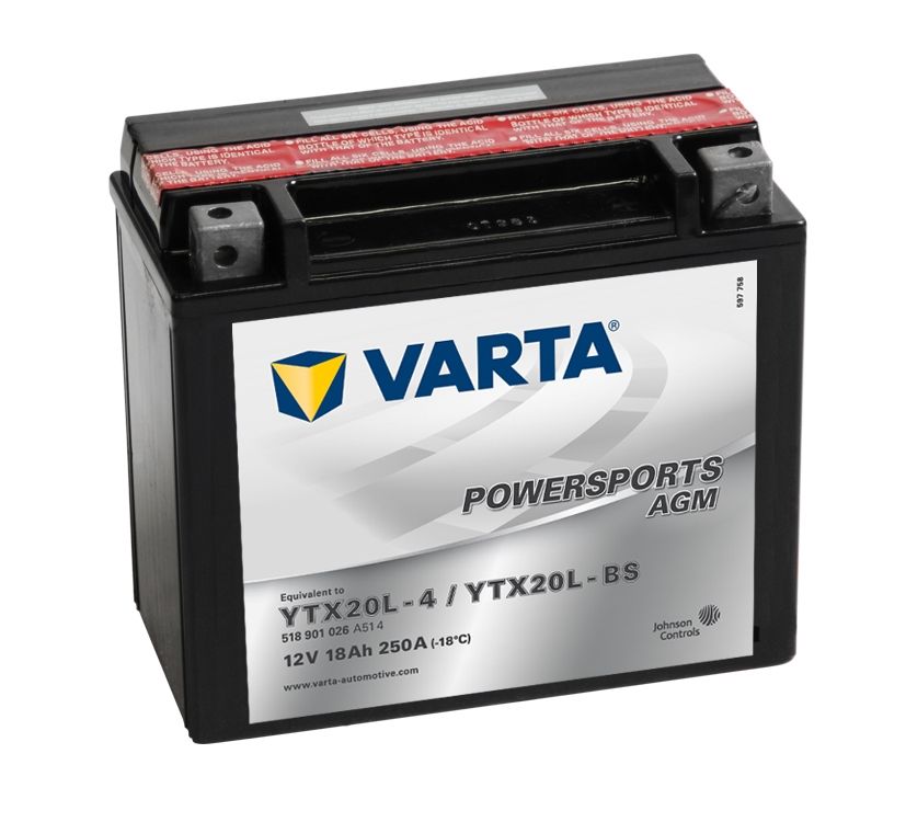 518 901 026 Varta Quad Bike ATV Battery