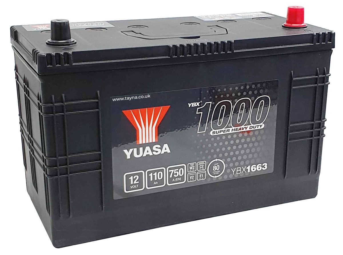 Yuasa - Batterie camion Yuasa YBX1663 12V 110Ah 750A - 1001Piles Batteries