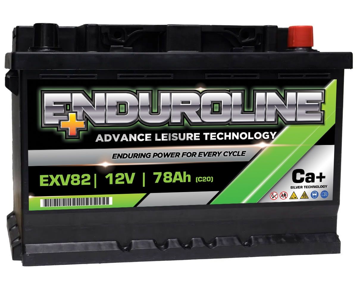 EXV82 Enduroline Leisure Battery Motorhome Marine Boat Motor LOW HEIGHT