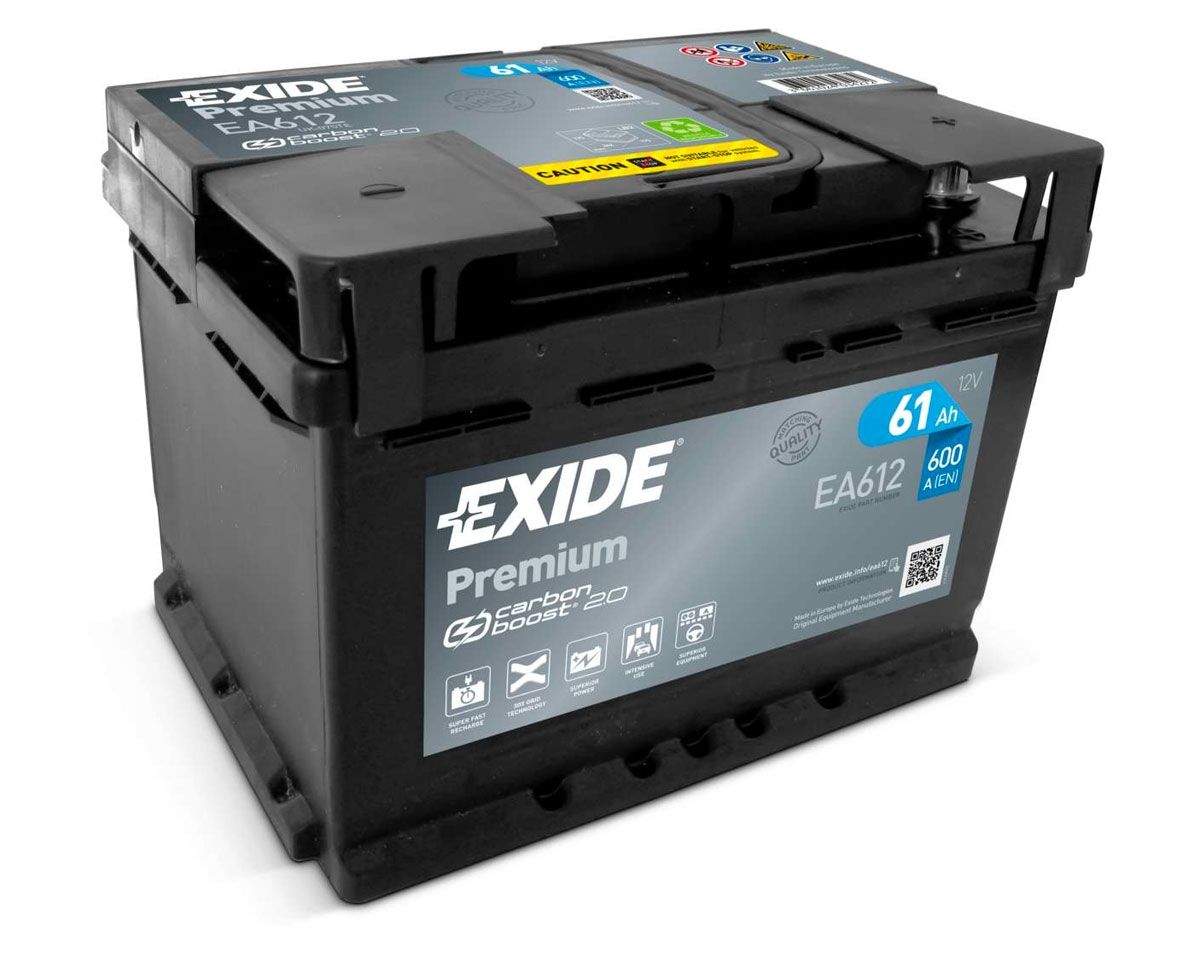 EA612 Exide Premium Car Battery 075TE - Exide Car Batteries