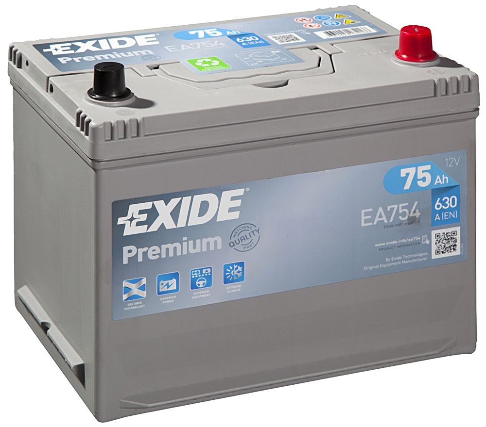 EA754 Exide Premium Car Battery 030TE Exide Car Batteries