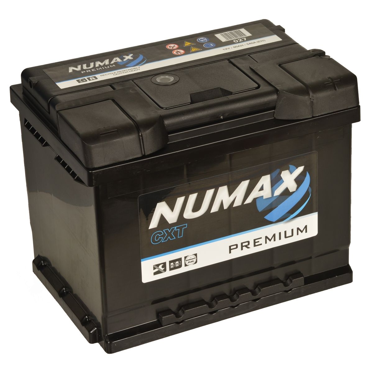 027 Numax Car Battery 12V 60AH - Numax Car Batteries