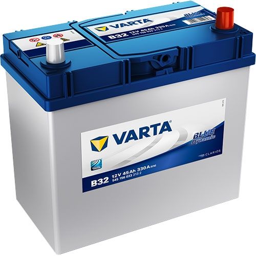 mest strand vandfald B32 Varta Blue Dynamic Car Battery 12V 45Ah (545156033) (048 053)