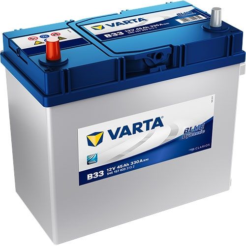 5451570333132 VARTA B33 BLUE dynamic B33 Batterie 12V 45Ah 330A B00  Batterie au plomb