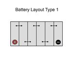NAPA EFB Car Battery AFB031N