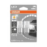 Osram 380a Led 12v P21/5w Amber (X2) 1458YE-02B