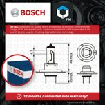 Bosch Xenon Blue 499 H7 12v 55w Px26d(X1) 1987301013