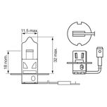 Bosch L/Life 453 H3 12v 55w Pk22s 1987302038