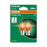 Osram Bulb, direction indicator / Bulb, position/end outline marker light / Bulb, reverse light 7507ULT-2BL