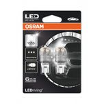 Osram Led 12v W16w Cl Wh 6000k L/L (X2) 9213CW-02B