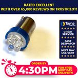 Autolamps 12v Ba9s 4-Led Red (X2) LED233RT