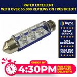 Autolamps 12v 6-Led Sv8.5 11x43mm Blue (X2) LED265B