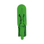 Lucas 12v 1.2w W2x4.6d T5 Green (X10) LLB286G