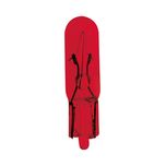 Lucas 12v 1.2w W2x4.6d T5 Red (X10) LLB286R