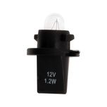 Lucas 12v 1.2w Bx2d Black Bulb (X10) LLB286TB1