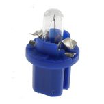 Lucas 12v 1w B8.5d Blue Bulb (X10) LLB286TLP