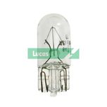 Lucas 12v 1.2w Kw2.1x9.5d White Bulb LLB501P