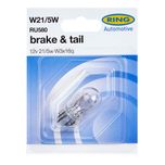 Ring Automotive 12v 21/5w W21/5w W3x16q Brake/Tail RU580