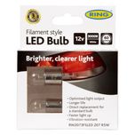 Ring Automotive 12v 207 R5w Filament Style Led (X2) RW2073FSLED