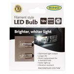 Ring Automotive 12v 233 T4w Filament Led (X2) RW2336FSLED