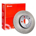 Brembo Brake Disc Single Solid Rear 08.9512.17