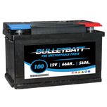 100 BulletBatt Car Battery 12V 66Ah