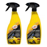 2x Turtle Wax Hybrid Wash & Wax Waterless Cleaning 750ml