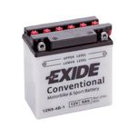 Exide 12N9-4B-1 12V Conventional Motorcycle Battery