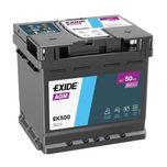 EK500 Exide AGM Car Battery
