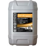 U234D20L EXOPRO 5W-40 Premium Fully Synthetic Engine Oil 20L U234