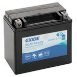 AGM12-12 Exide AGM Ready Motorcycle Battery 12V