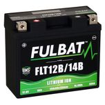 FLT12B/14B Fulbat Lithium BMS Function Motorcycle Battery 12.8V 6Ah
