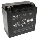 EB14C-4 Leoch Powerstart AGM Motorcycle Battery