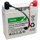 Lucas LSLC22-12G Golf Battery with Torberry Lead