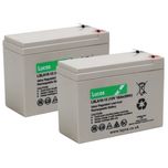 Pair of LSLA10-12 Lucas Sealed Lead Acid Battery 12V 10Ah