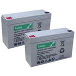 Pair of LSLA12-6 Lucas SLA Battery 6V 12Ah