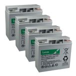 4 x Lucas 22Ah Battery LSLC22-12