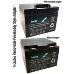 Pair of Lucas 18 Hole Golf Battery 26Ah (LSLC26-12G)