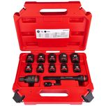 MILWAUKEE 1/2 INCH SHOCKWAVE IMPACT DUTY SOCKET SET STD - 13 PC SET